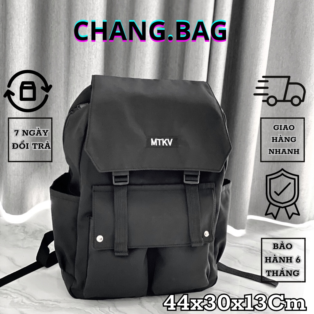 Balo đi học MTKV nắp gập chống nước, cặp sách đi học giá rẻ