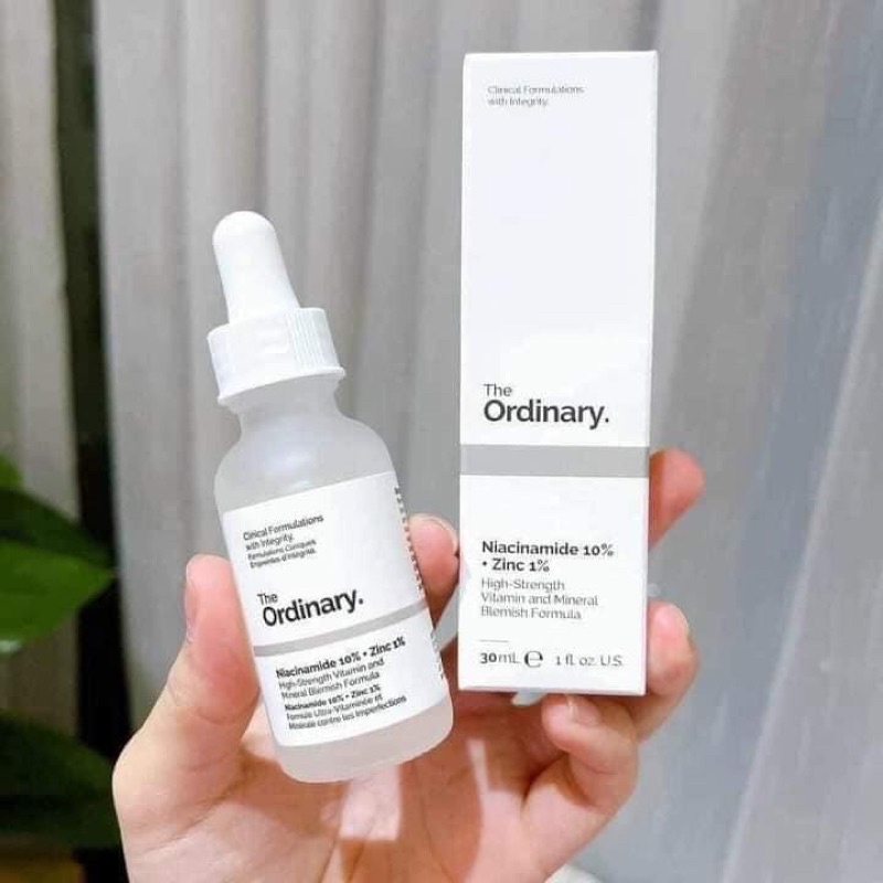 Tinh Chất Làm Sáng Da THE ORDINARY Niacinamide Zinc 30ml