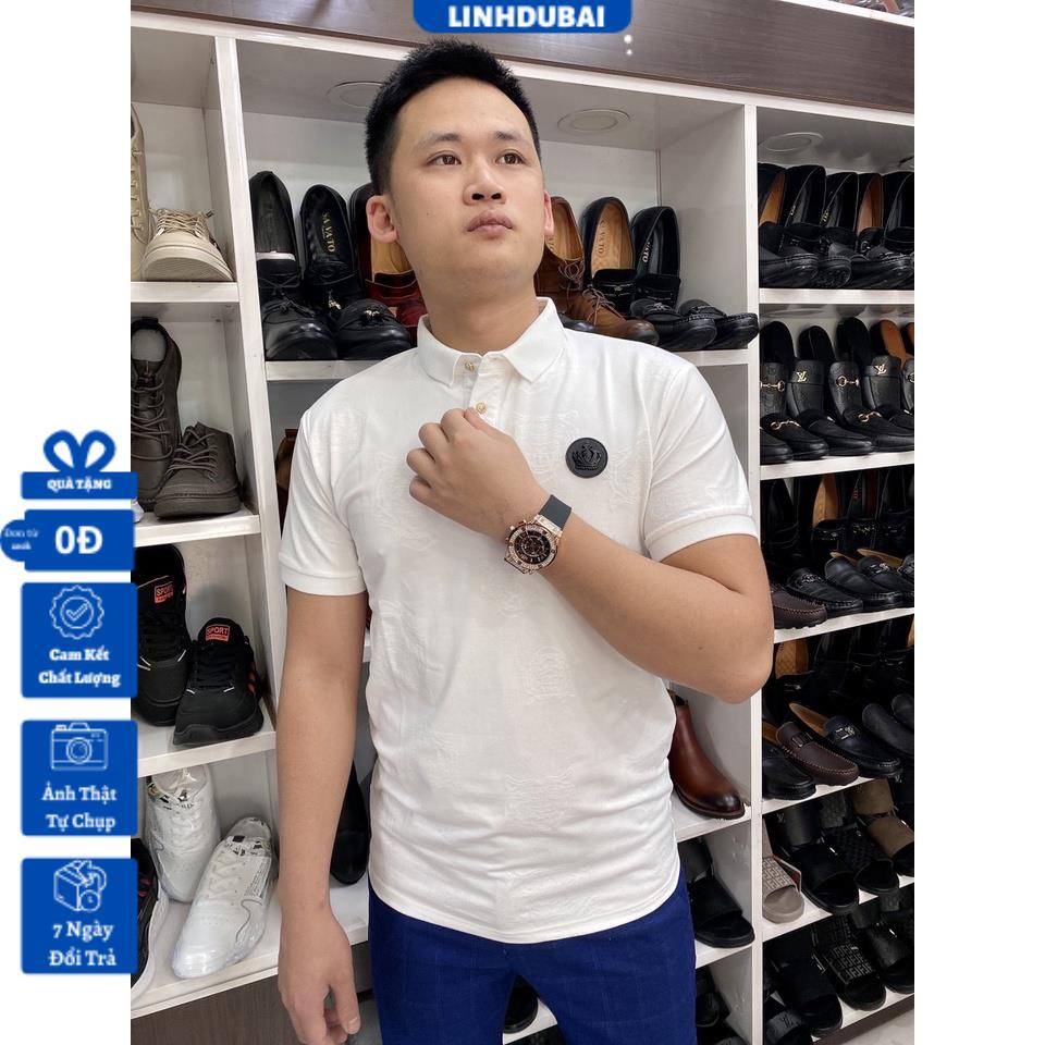Áo polo nam cổ trụ, áo thun cotton lạnh Quảng Châu cao cấp phong cách thời trang công sở, trẻ trung