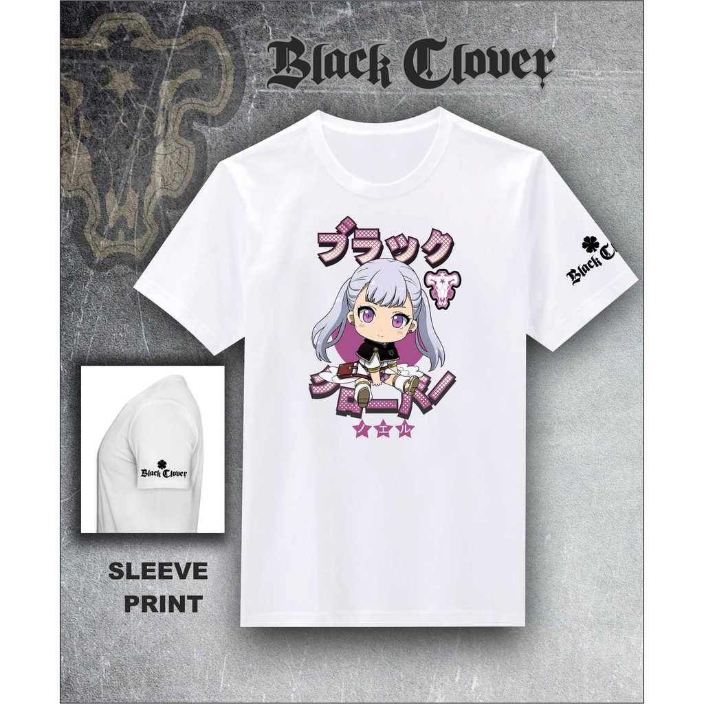 Áo thun hình black clover, noelle cực chất giá rẻ mẫu HOT bán chạy