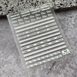 sticker lụa 5d thương hiệu dán móng tay nail