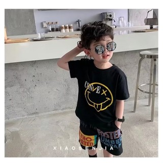 [SIZE NHÍ] SÉT BỘ THUN MẶC NHÀ BÉ TRAI MẶT CƯỜI