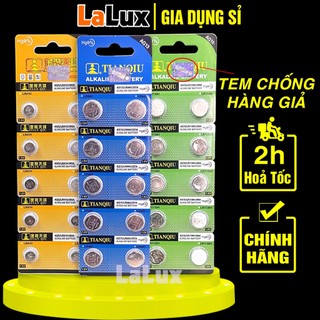 Pin cúc áo lr44 / lr 41 / lr1130 chính hãng tianqiu đủ mã khách chọn vĩ 10 viên - pin lr44 , nút áo gia dụng sỉ lalux