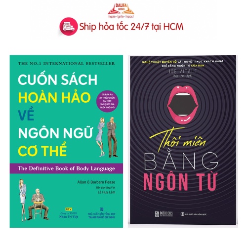 Sách - Combo 2Q cuốn sách hoàn hảo về ngôn ngữ cơ thể và thôi miên bằng ngôn từ