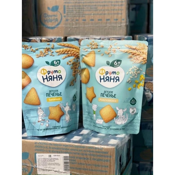 bánh ăn dặm fruto Nga 6m+