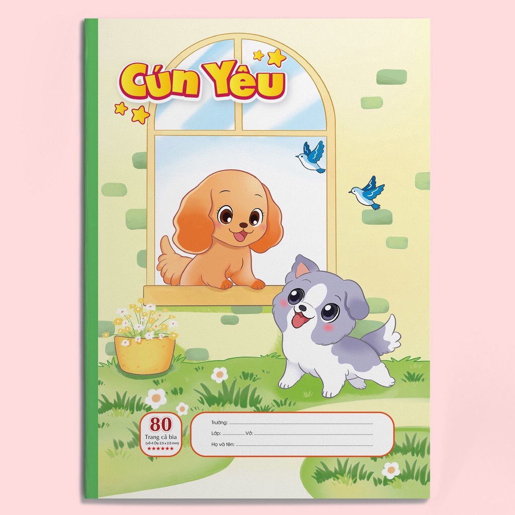 Vở Ô ly Cún Yêu TUANVIET BOOKS 80 trang