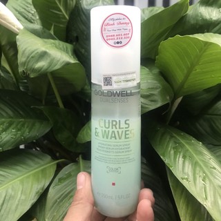 Xịt dưỡng cho tóc xoăn Goldwell Hydrating Serum Spray Curly Twist 150ml *NEW*