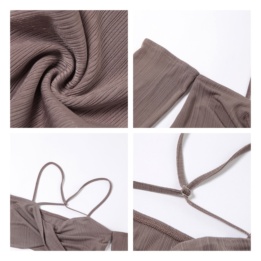 Áo croptop dài tay một vai thời trang hở lưng gợi cảm ngắn rốn áo nữ kiểu INS Phong Cách Âu Mỹ Mùa Hè 2023 | BigBuy360 - bigbuy360.vn