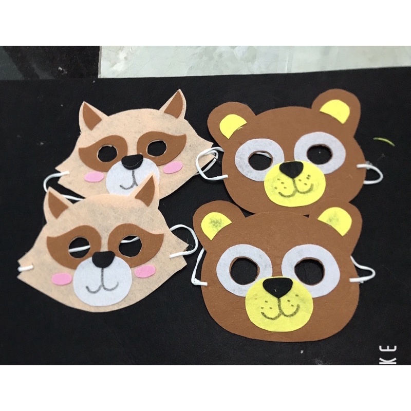 Mặt nạ handmade( mặt nạ múa , thơ chuyện, đóng kịch…) bằng vải nỉ