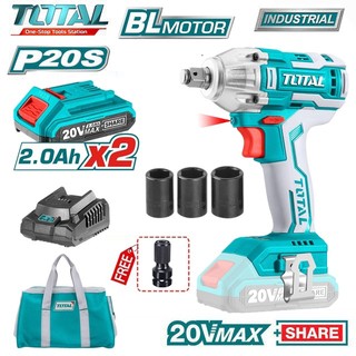 MÁY SIẾT BULONG DÙNG PIN TOTAL 20V ( ko chổi than ) TIWLI2001