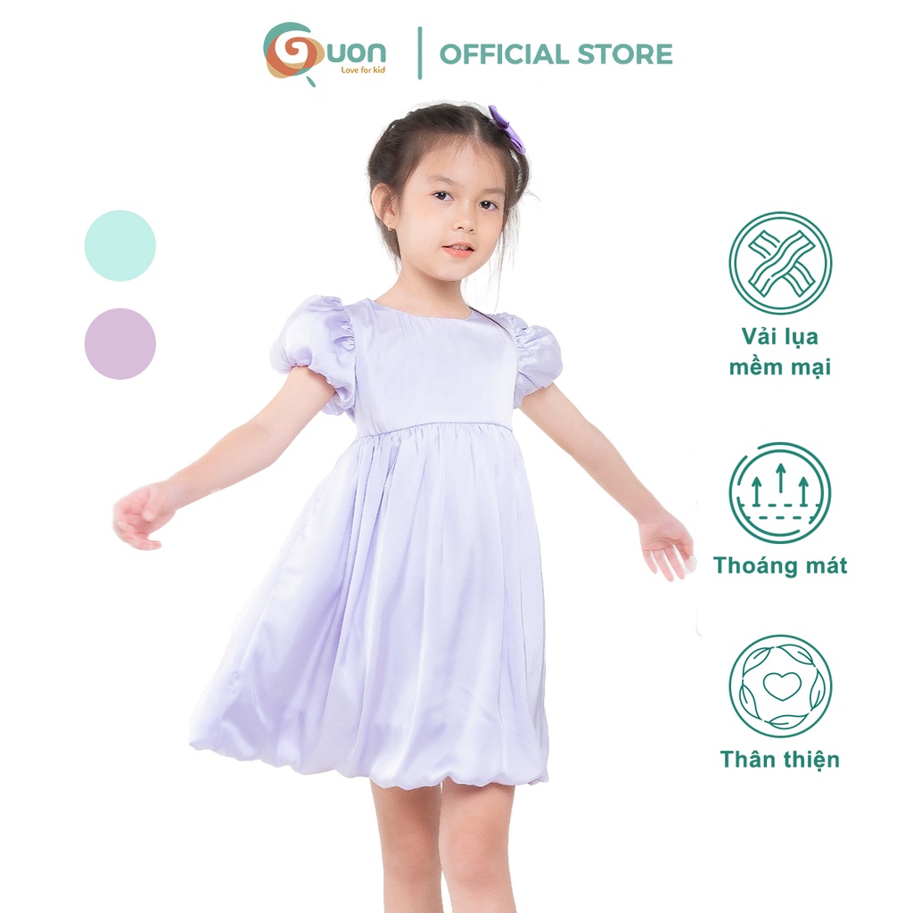 Váy bé gái GUON vải lụa mềm mại thoáng mát cho bé 11kg - 42kg Như Ngọc