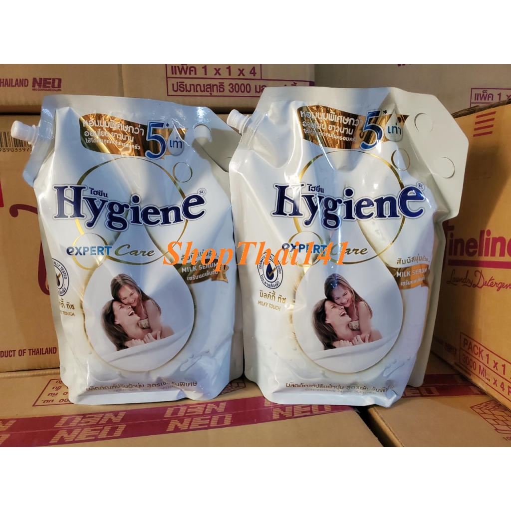 Nước xã vả đậm đặc Hygiene túi lớn TRẮNG 2200 ML  - Thái Lan