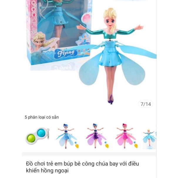 Búp bê cảm ứng, thiên thần bay bằng hồng ngoại. Quà tặng cho bé gái