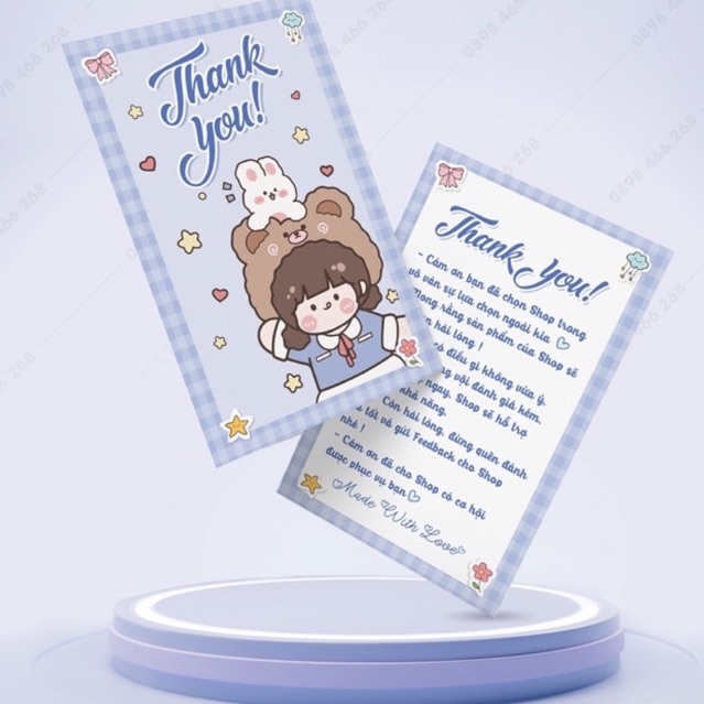 Thẻ cảm ơn Accie