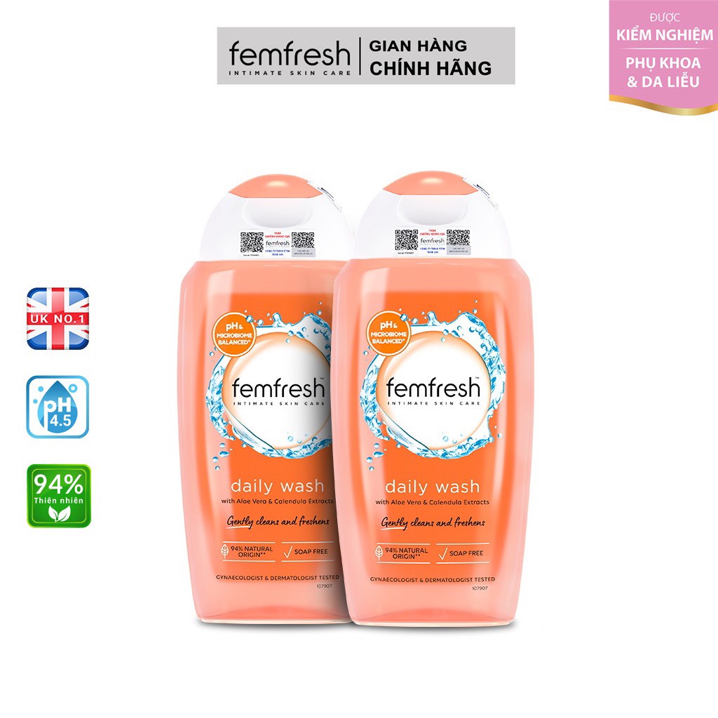 Dung Dịch Vệ Sinh Phụ Nữ femfresh Daily Active Wash 250ML