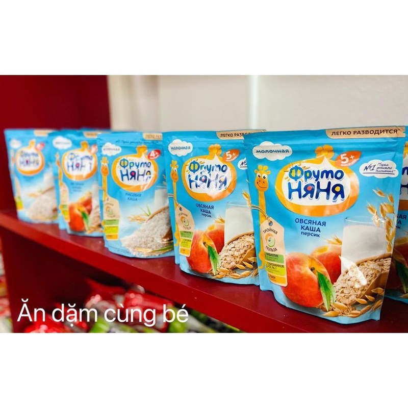 Bột ăn dặm FRUTO Nga 200g 4M/6M nhiều vị