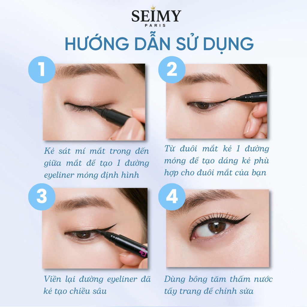 Bút kẻ mắt nước Seimy - Eyeliner Perfect 6g