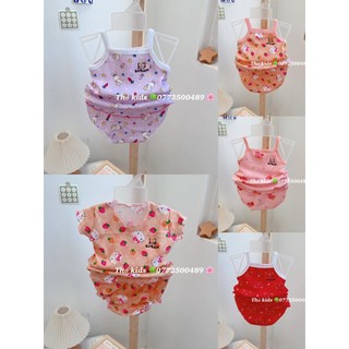 (chọn mẫu) Bộ thun mát bubam cho bé gái 4-11kg/đồ bộ sơ sinh