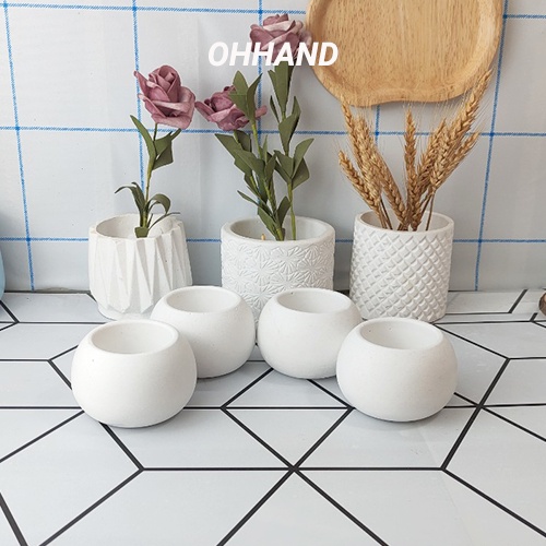 Combo 4 Chậu Tròn Trồng Sen Đá Cho Ai Mua Nhiều