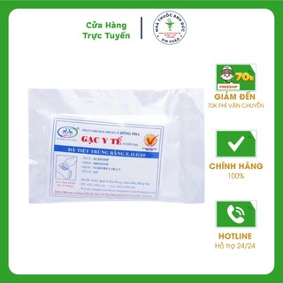Gạc y tế tiệt trùng Đông Pha 10 miếng/ gói