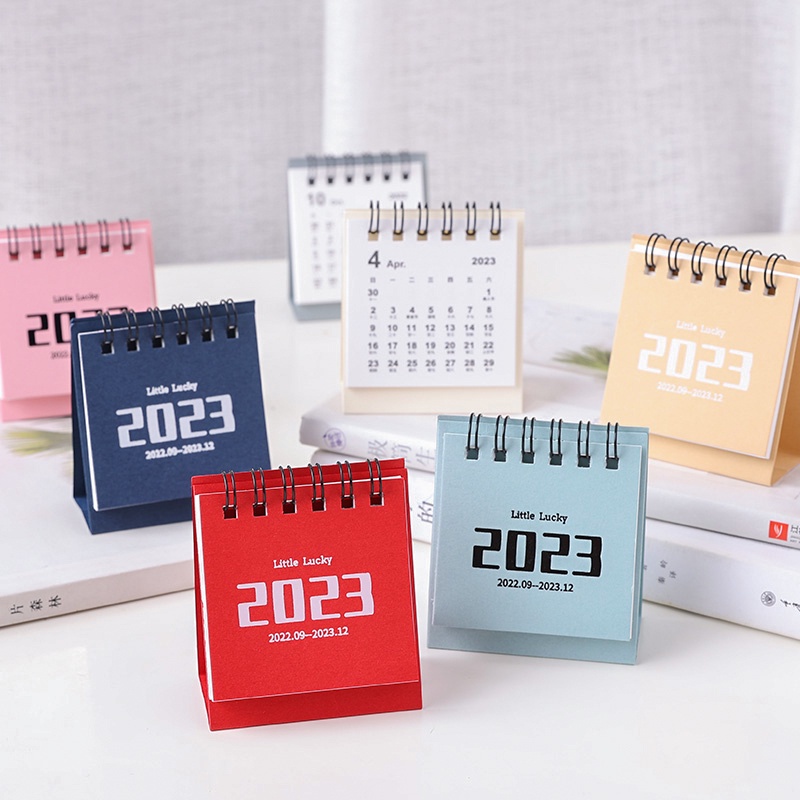 Lịch Để Bàn năm 2023 Mini Size Nhỏ Hình Siêu Kute