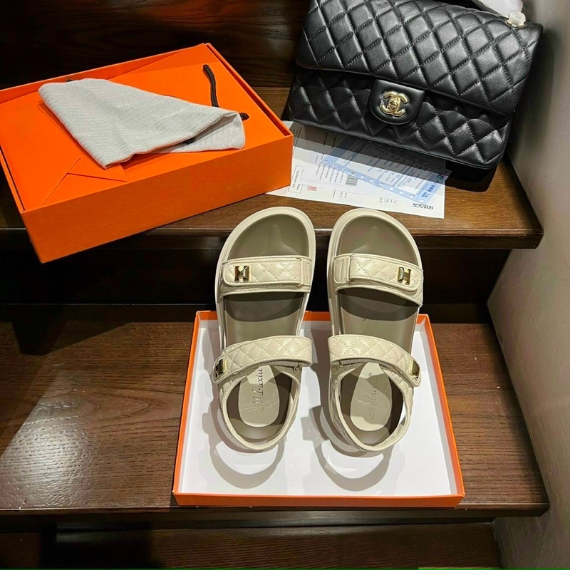 Sandal nữ tag H - Hàng QC fullbox- Kèm video thật