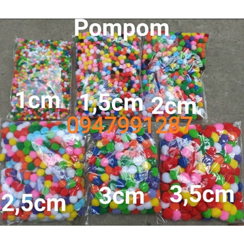 Hạt pompom, hạt bông