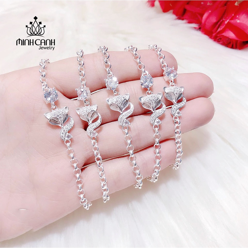 Lắc Tay Bạc Nữ Minh Canh Jewelry - Hồ Ly May Mắn