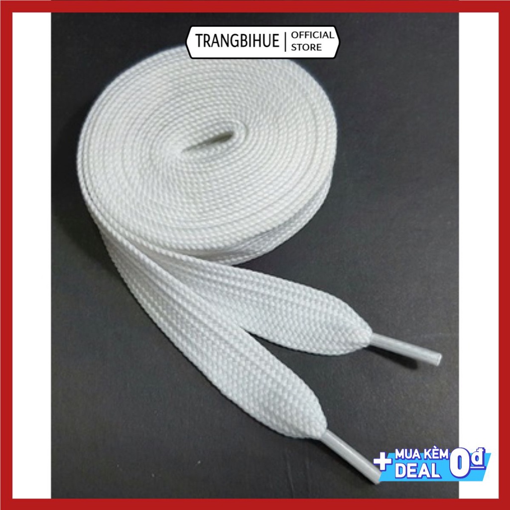 Dây Giày Màu Trắng Kem Dành Cho Giày Thể Thao