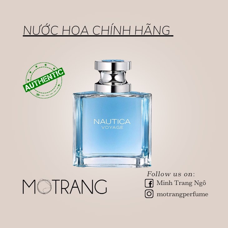 Nước Hoa Nam Nautica Voyage EDT Hương Gỗ Biển Tinh Tế Tươi Mát, Phóng Khoáng 5ml - 10ml - 20ml