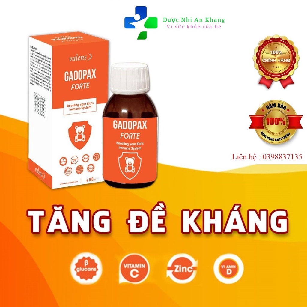 Gadopax Forte - Tăng đề kháng vượt trội, Giảm ốm vặt hiệu quả