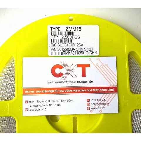 ZMM18V Diode zener 0.5W 18V SMD (10c)