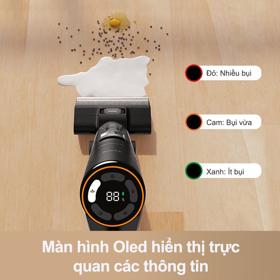 Máy Hút Bụi Lau Nhà Khô Và Ướt Cầm Tay Không Dây Dreame H12 Pro