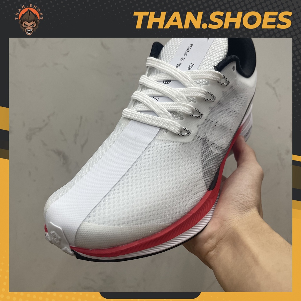 Giày Zoom Pegasus 35 Turbo 2 Vast Grey, Zoom Trắng Đỏ - Than.Shoes