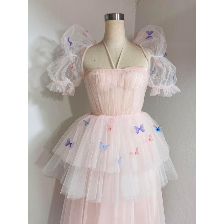 ĐẦM XINH ĐẸP LUNG LINH - ĐẦM LƯỚI PHỐI HỌA TIẾT KIỂU DÁNG NỮ TÍNH NHẸ NHÀNG SIÊU ĐÁNG YÊU - CN