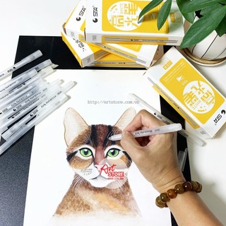 Bút trắng gelly roll white sta - hoạ cụ artstore