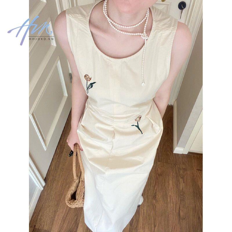 Đầm Dáng Dài Thời Trang Mùa Thu Phong Cách Hàn Quốc Dành Cho Nữ