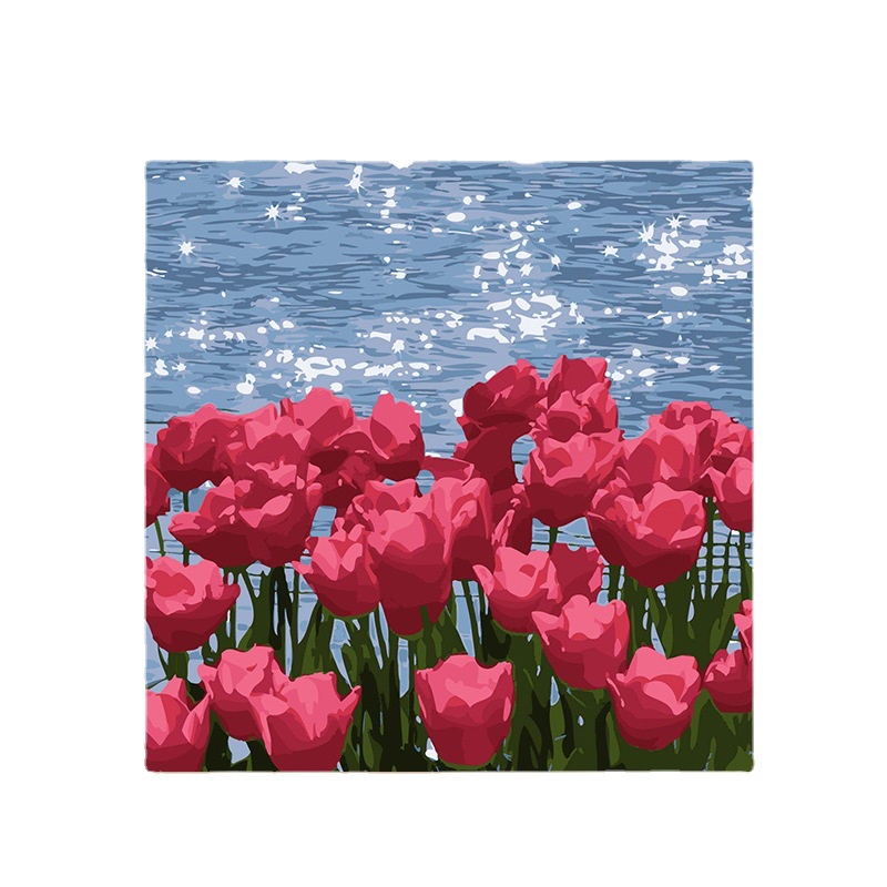 KLdfgt 20*20Tranh tô màu tranh số hoá anime tranh tô màu nước tranh vẽ theo so Tranh tô màu theo số Tranh tô màu số hoá Tranh số hoá Tranh sơn dầu số hoá Tranh sơn dầu Tranh tô màu nước