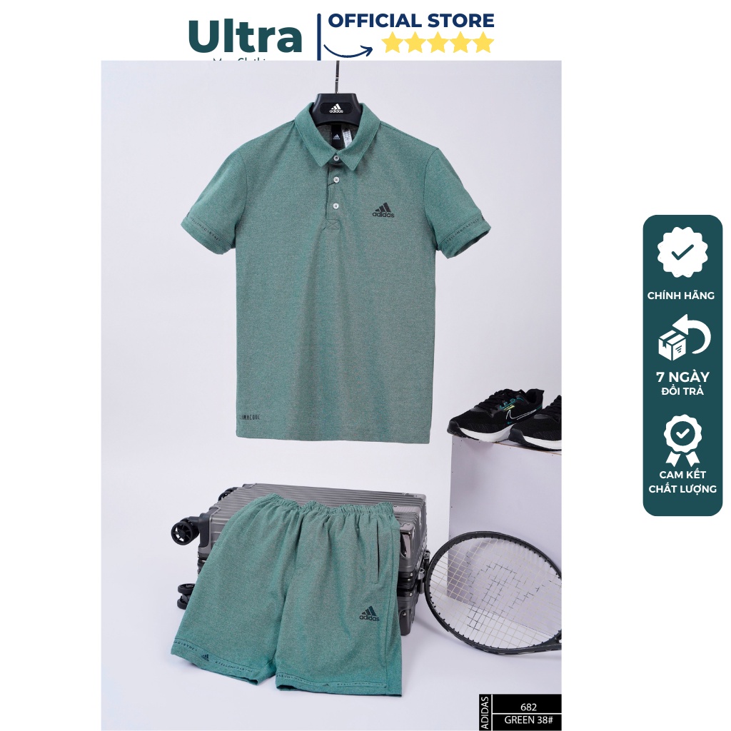 Bộ hè nam thể thao thun lạnh Hàng Cao Cấp Ultra Men UM682 Bộ quần áo nam mùa hè cộc tay chất mát hàng xịn đẹp 2023