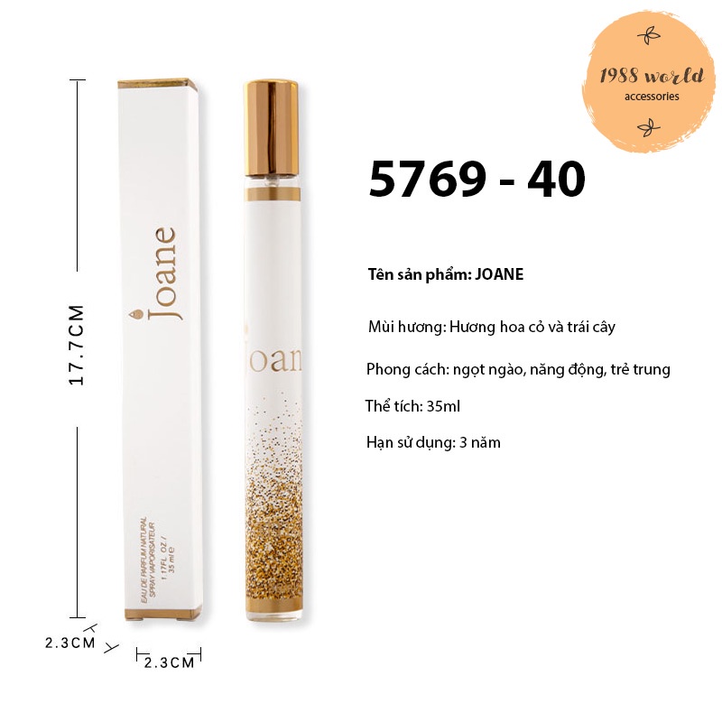 Nước hoa nữ LOVALI thơm lâu 35ml