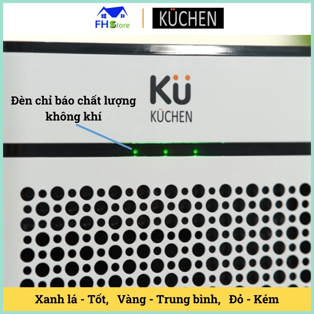 Máy lọc không khí Hàn Quốc Kuchen K06A cho phòng 50m2, Bảo hành 24 tháng