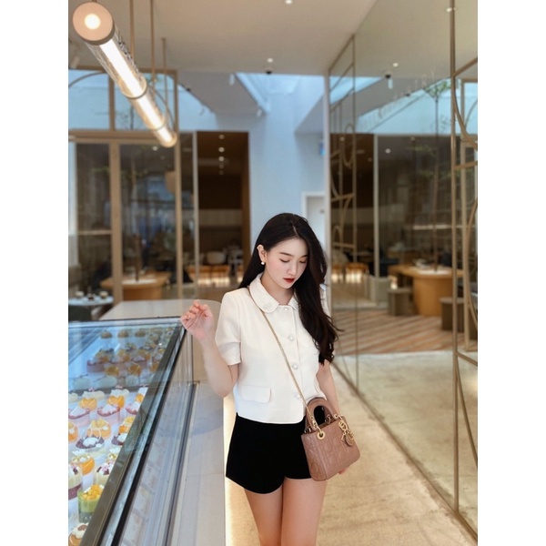 Clara Top - Áo thiết kế DTM kèm nơ | BigBuy360 - bigbuy360.vn