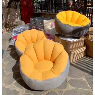 Bộ ghế lười hoa hướng dương hạt xốp chuẩn form