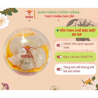 Tổ yến sào tinh chế hosa đặc biệt nguyên chất hộp 50gr/100gr
