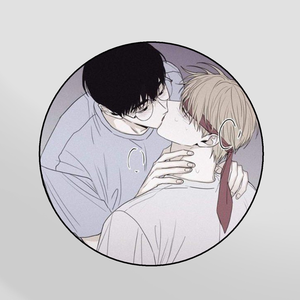 Huy hiệu Tôi phải làm một CHECKMATE BL manhwa phụ kiện cài áo in hình anime chibi xinh xắn dễ thương