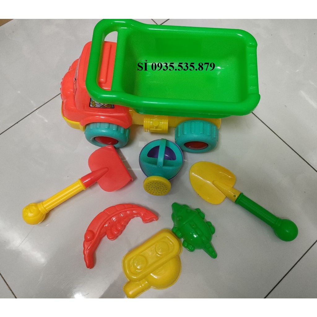 Đồ chơi xúc cát có guồng quay_Đồ Chơi Hạt Sứ, Hạt Gỗ, Hạt Muồng, Đồ đi biển