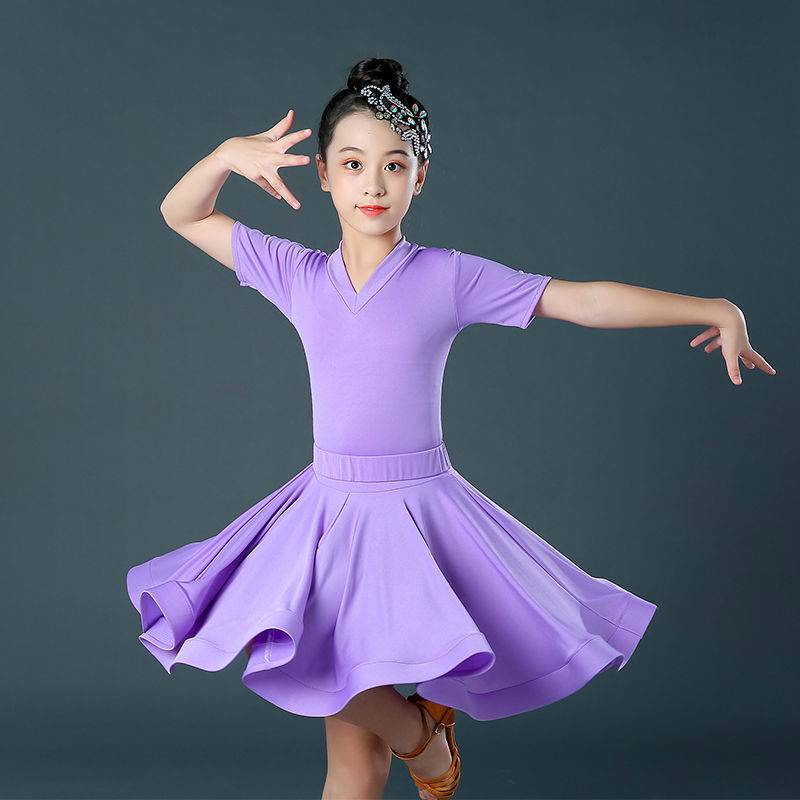 Đầm Khiêu Vũ latin Chuyên Nghiệp Thời Trang Mùa Hè Cho Bé Gái