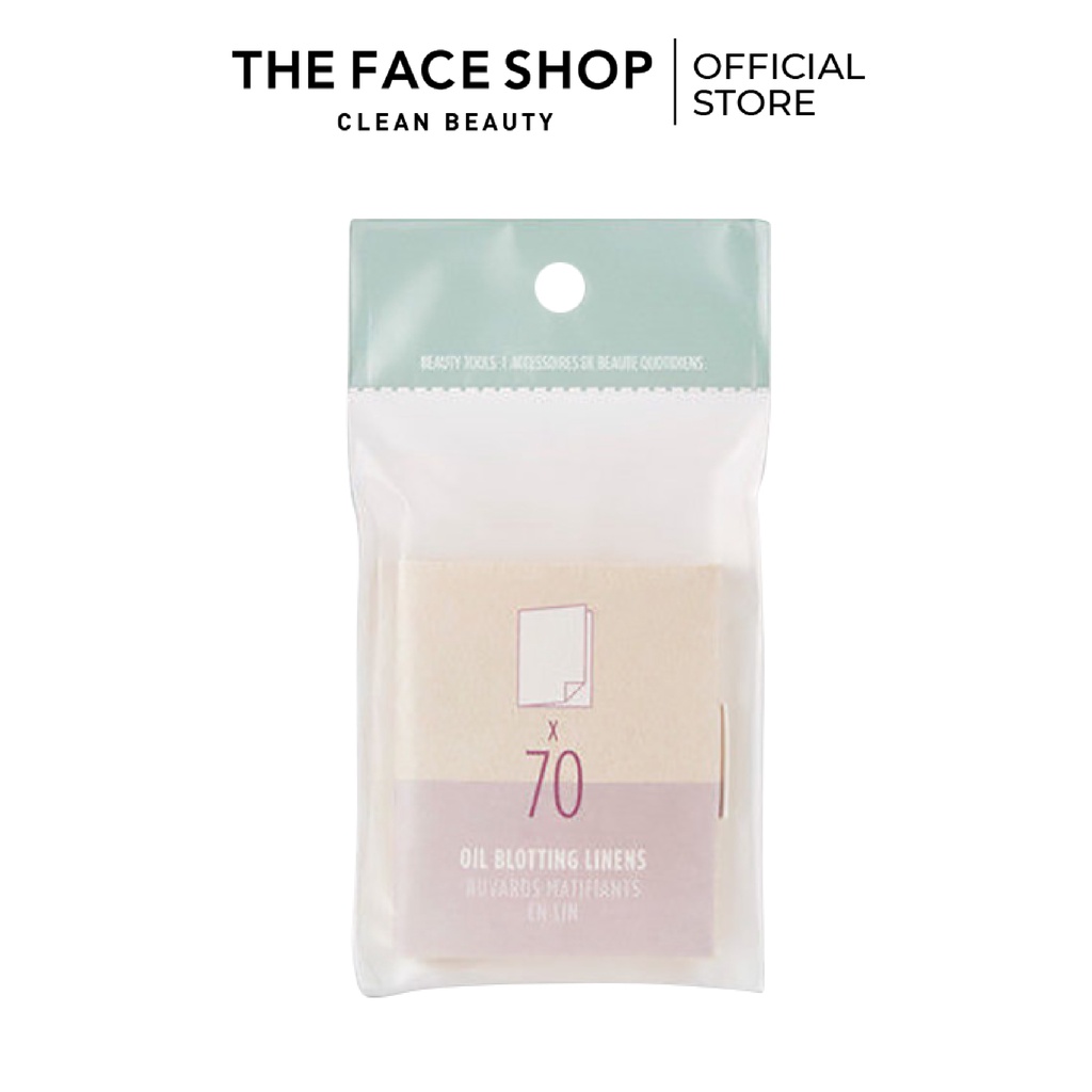 Giấy Thấm Dầu THE FACE SHOP Oil Blotting Linens (70Pcs)