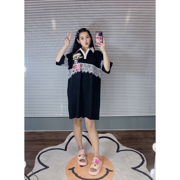 ĐẦM BABYDOLL PHỐI BÈO REN XINH XẮN, ĐÁNG YÊU