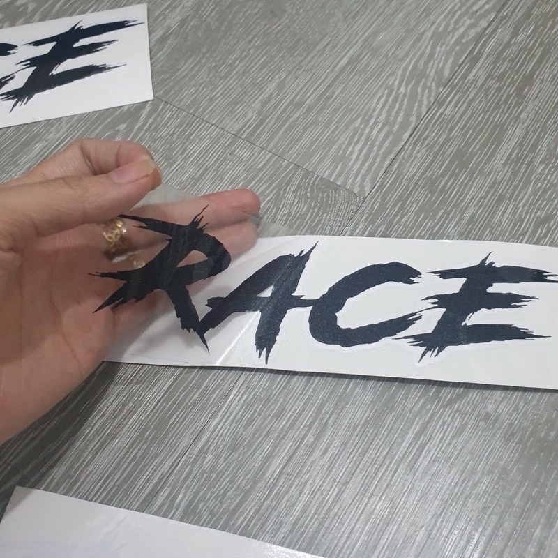 Tem RACE dán xe. Tem decal cao cấp